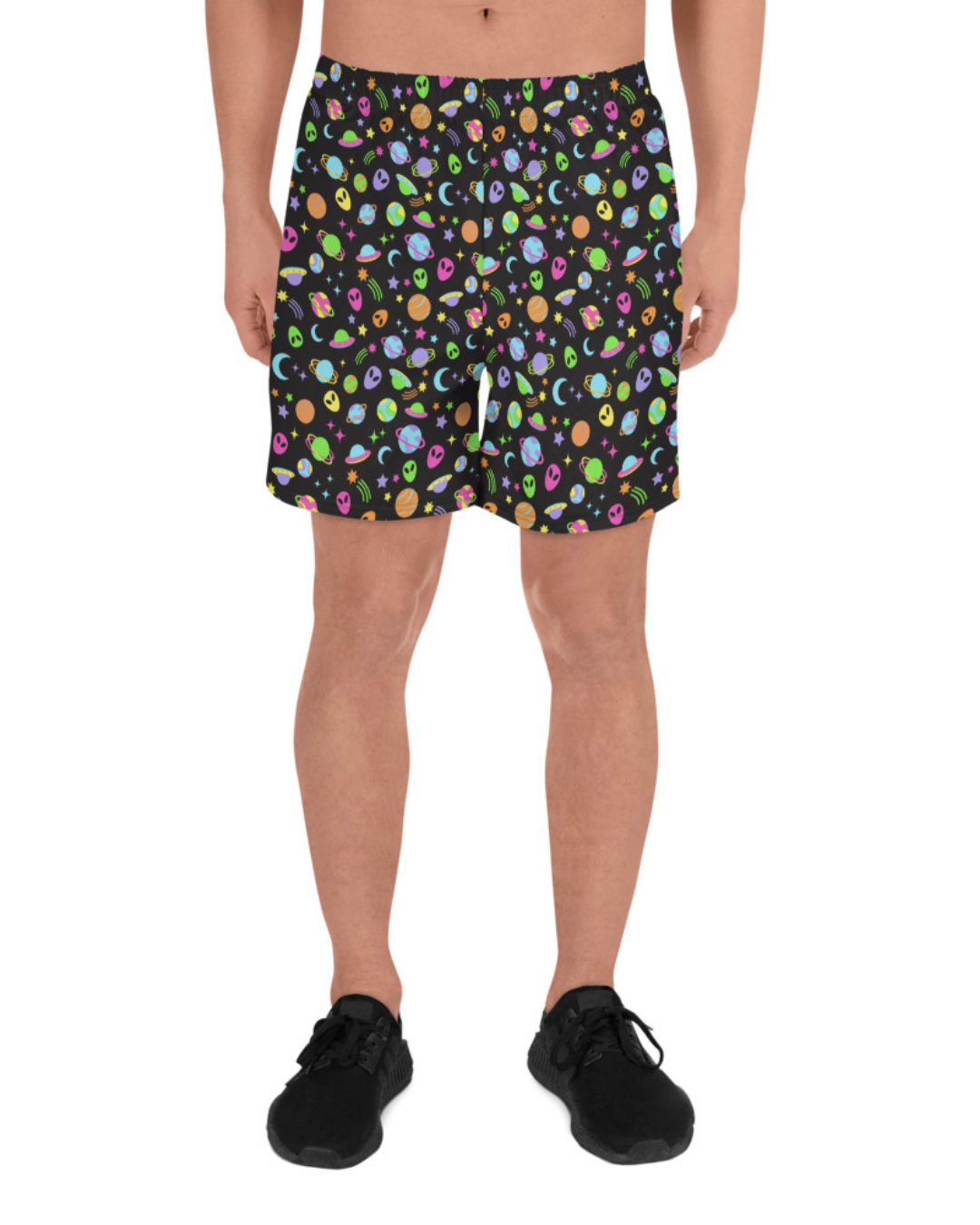 Space Rave Men's Athletic Shorts
