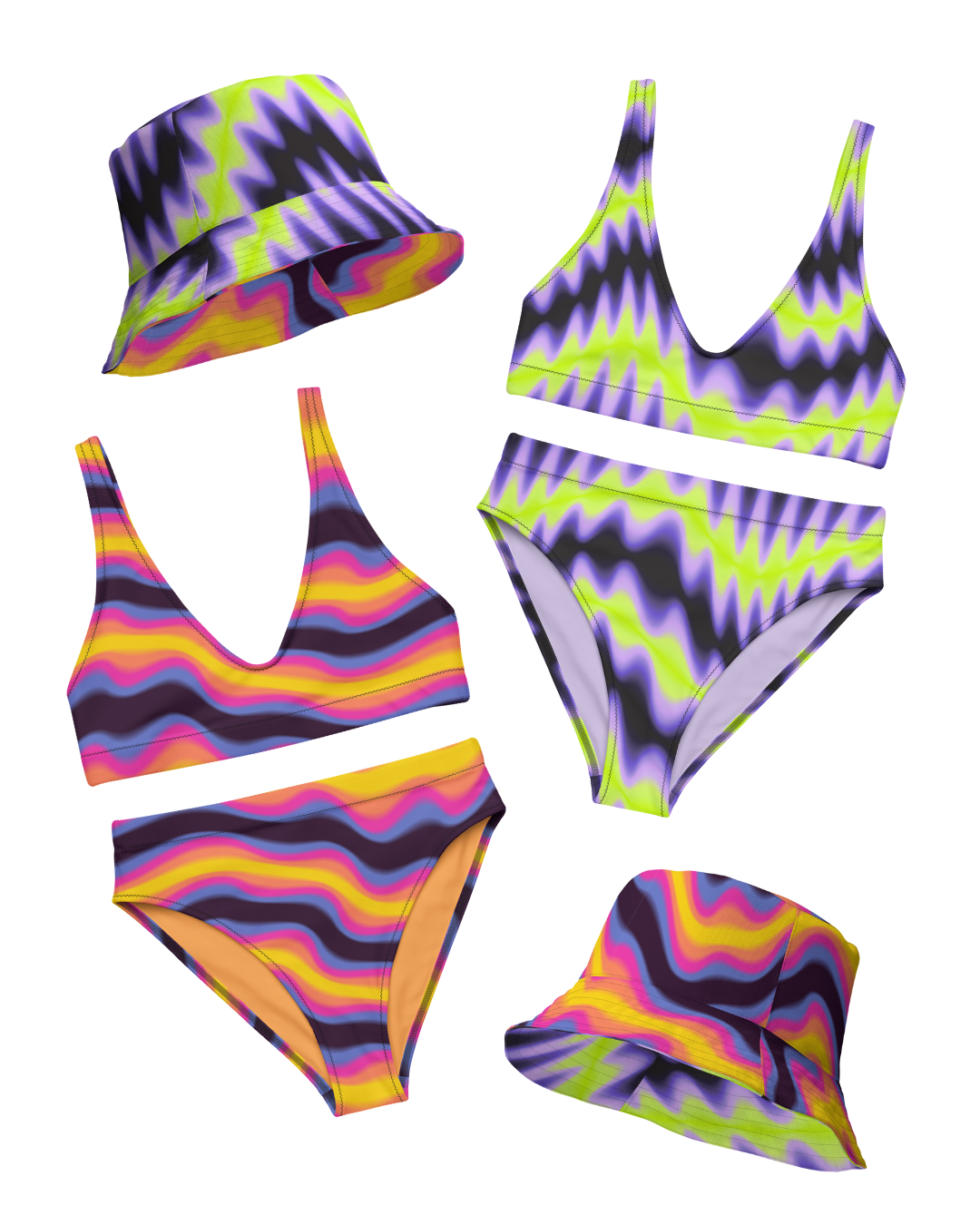 Nightfall High-Waisted Bikini Bottom