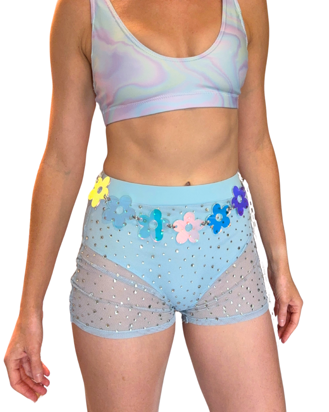 Iridescent Daisy Belt