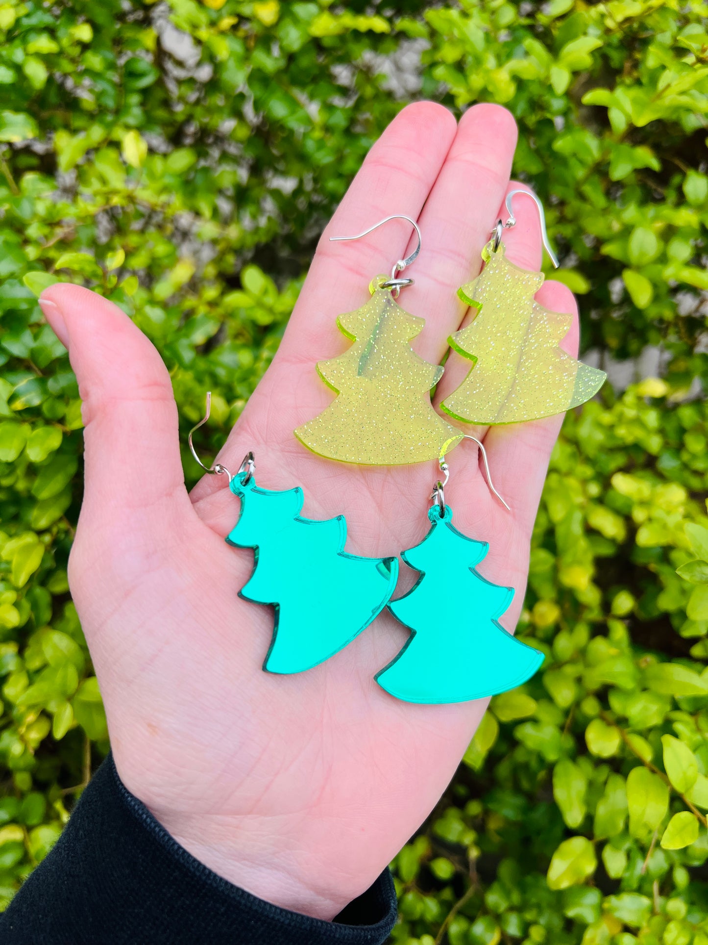 Mini Christmas Tree Earrings