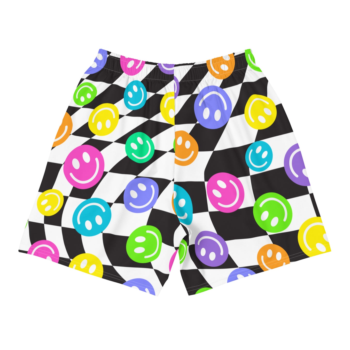 Happy Trippy Men's Athletic Shorts