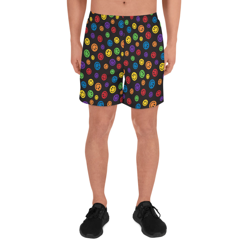 Rainbow Smiles Men's Athletic Shorts