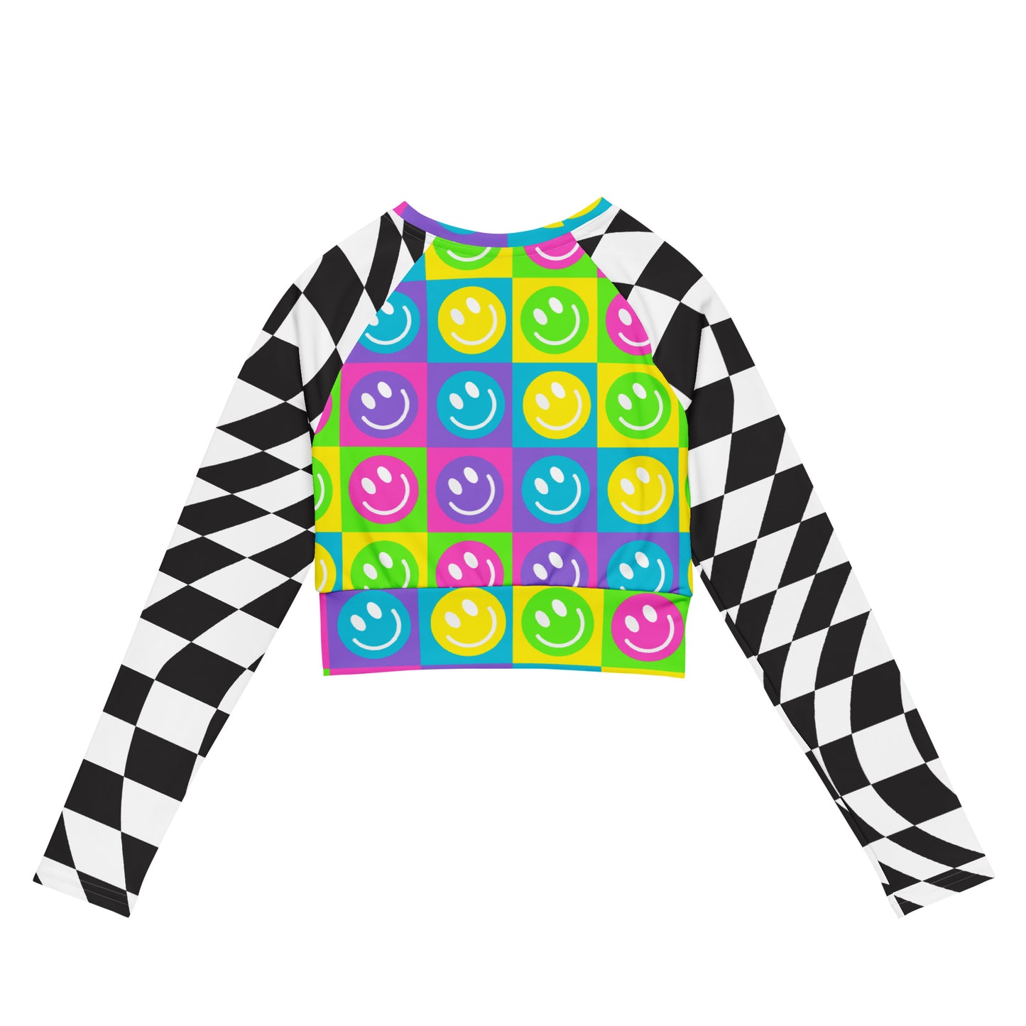 Happy Day Long-Sleeve Crop Top