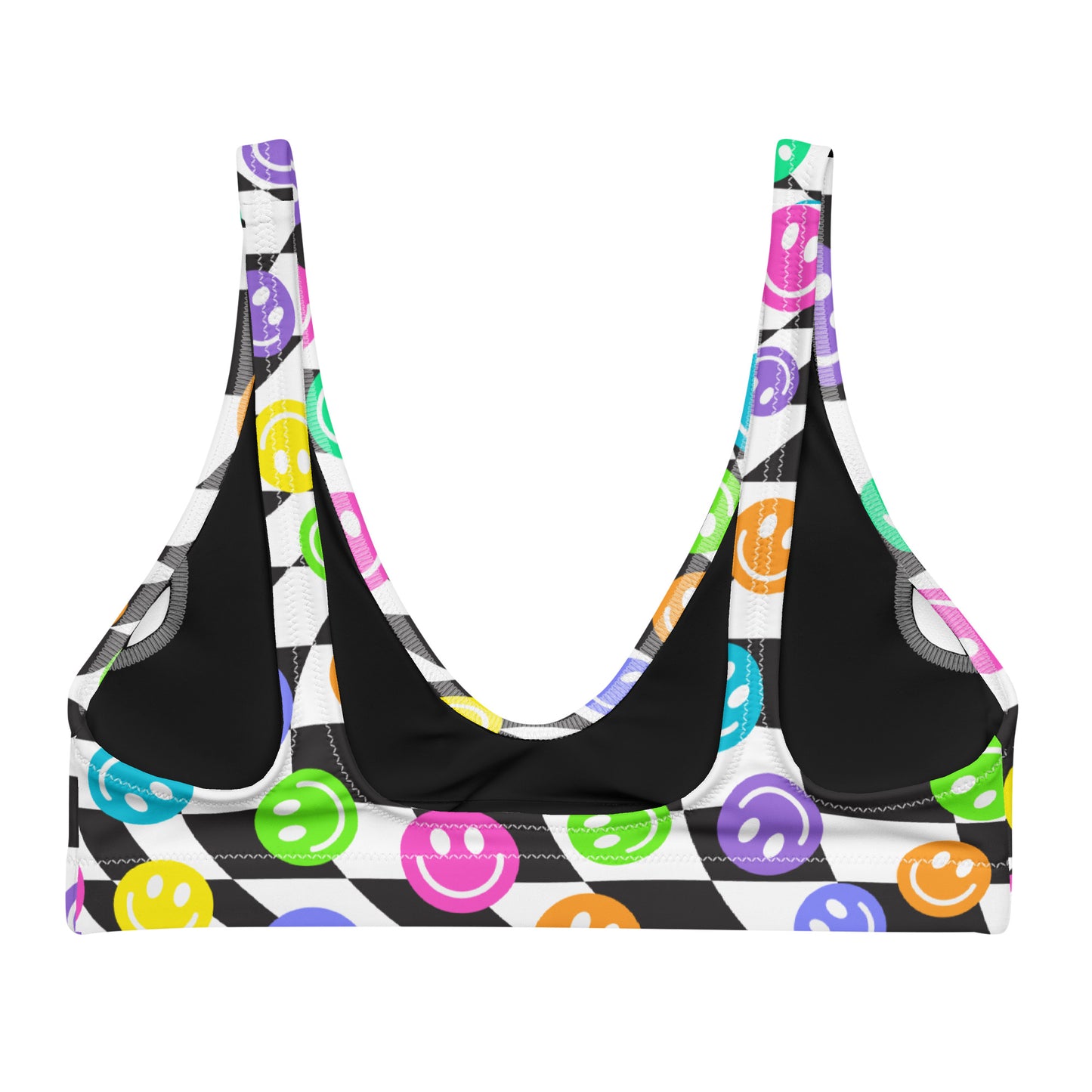 Happy Trippy Bikini Top
