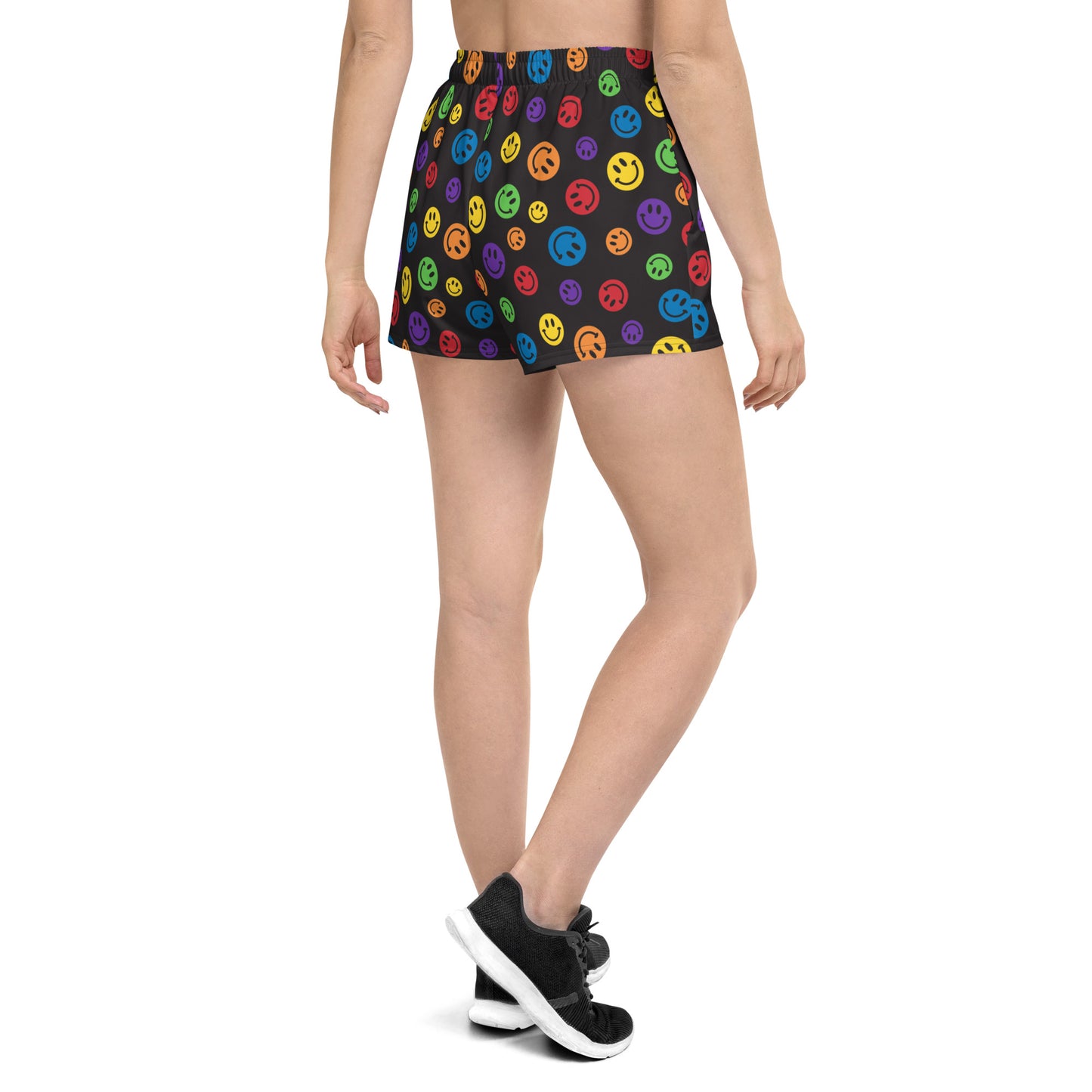 Rainbow Smiles Women’s Athletic Shorts