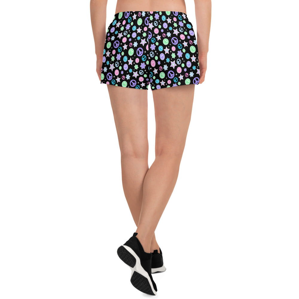Dark N Groovy Women’s Athletic Shorts