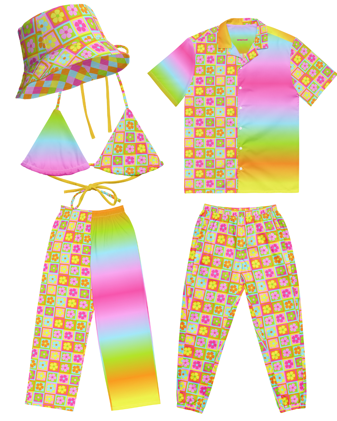 Full Bloom Reversible Bucket Hat