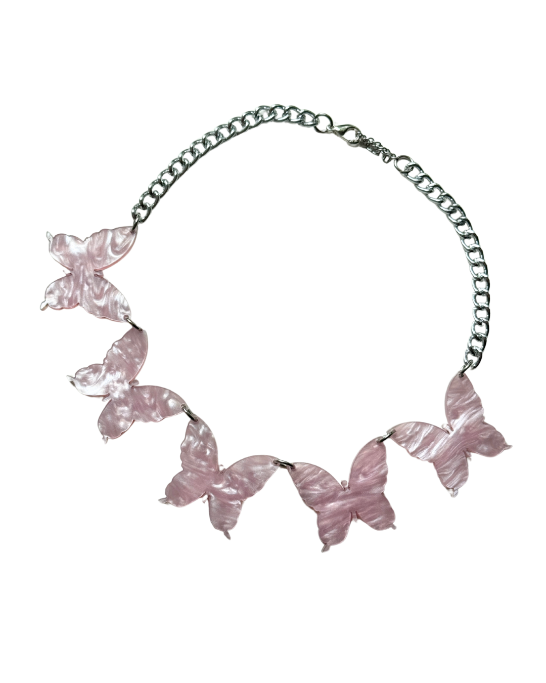 Marble Butterfly Necklace