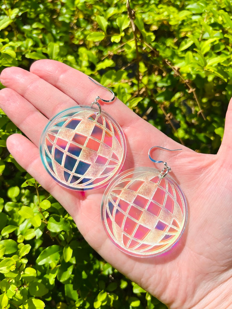 Disco Iridescent Earrings