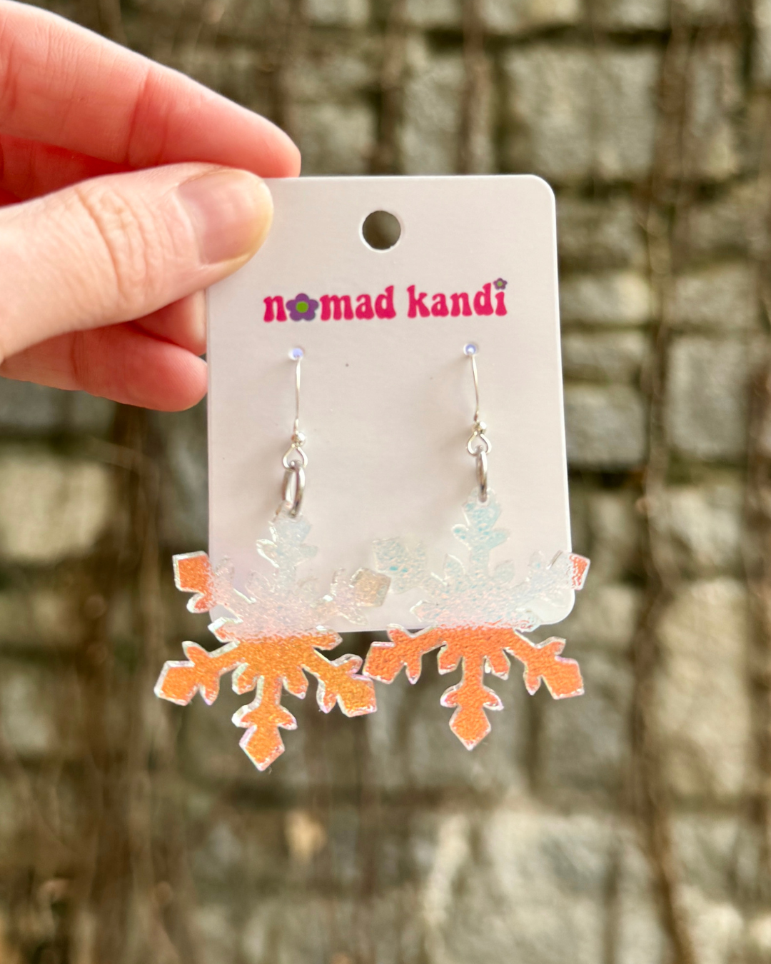 Mini Snowflake Earrings