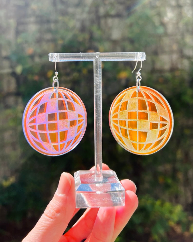 Disco Iridescent Earrings