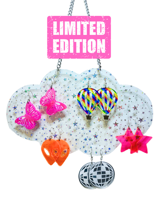 Limited Edition Cloud Earring Display