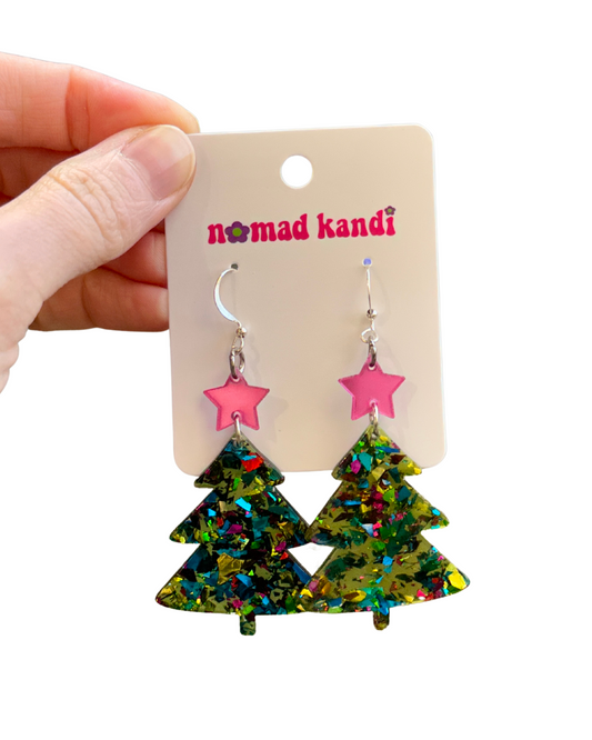 Christmas Tree Earrings