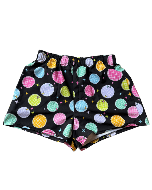 SAMPLE SALE- MEDIUM DISCO SHORTS