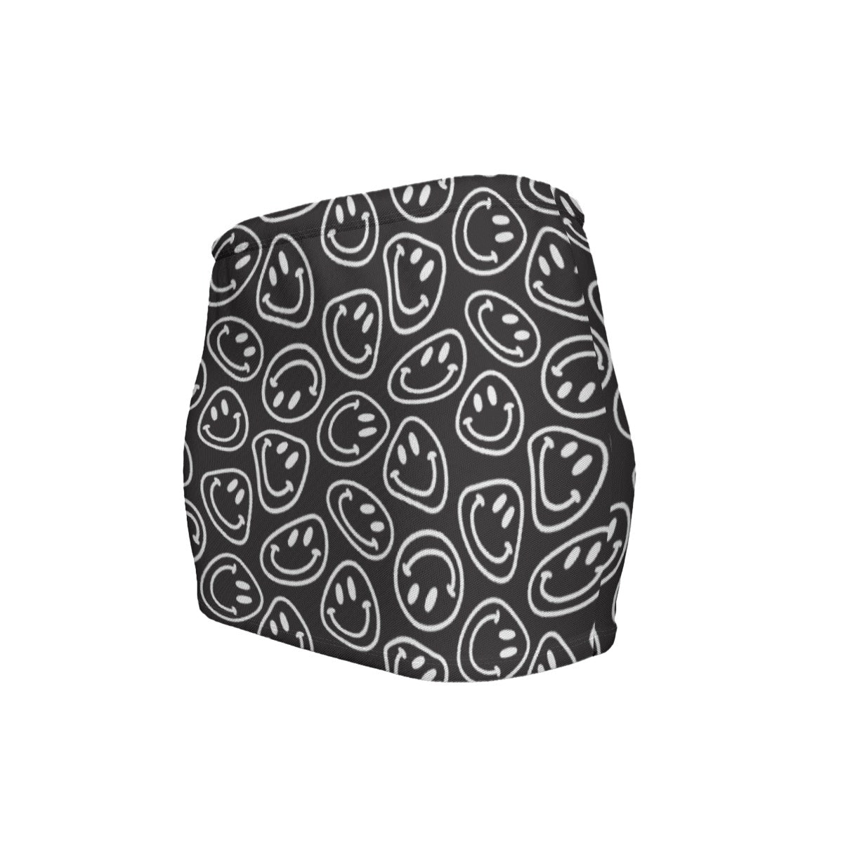 B&W Smiles Micro Mini Skirt