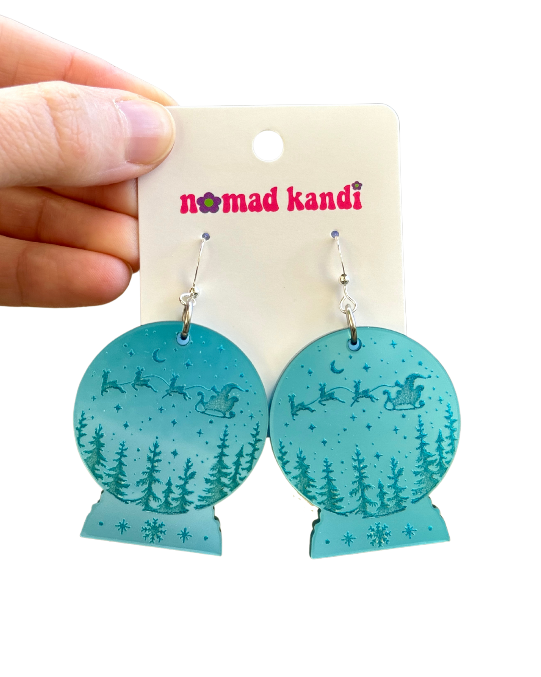 Snowglobe Earrings