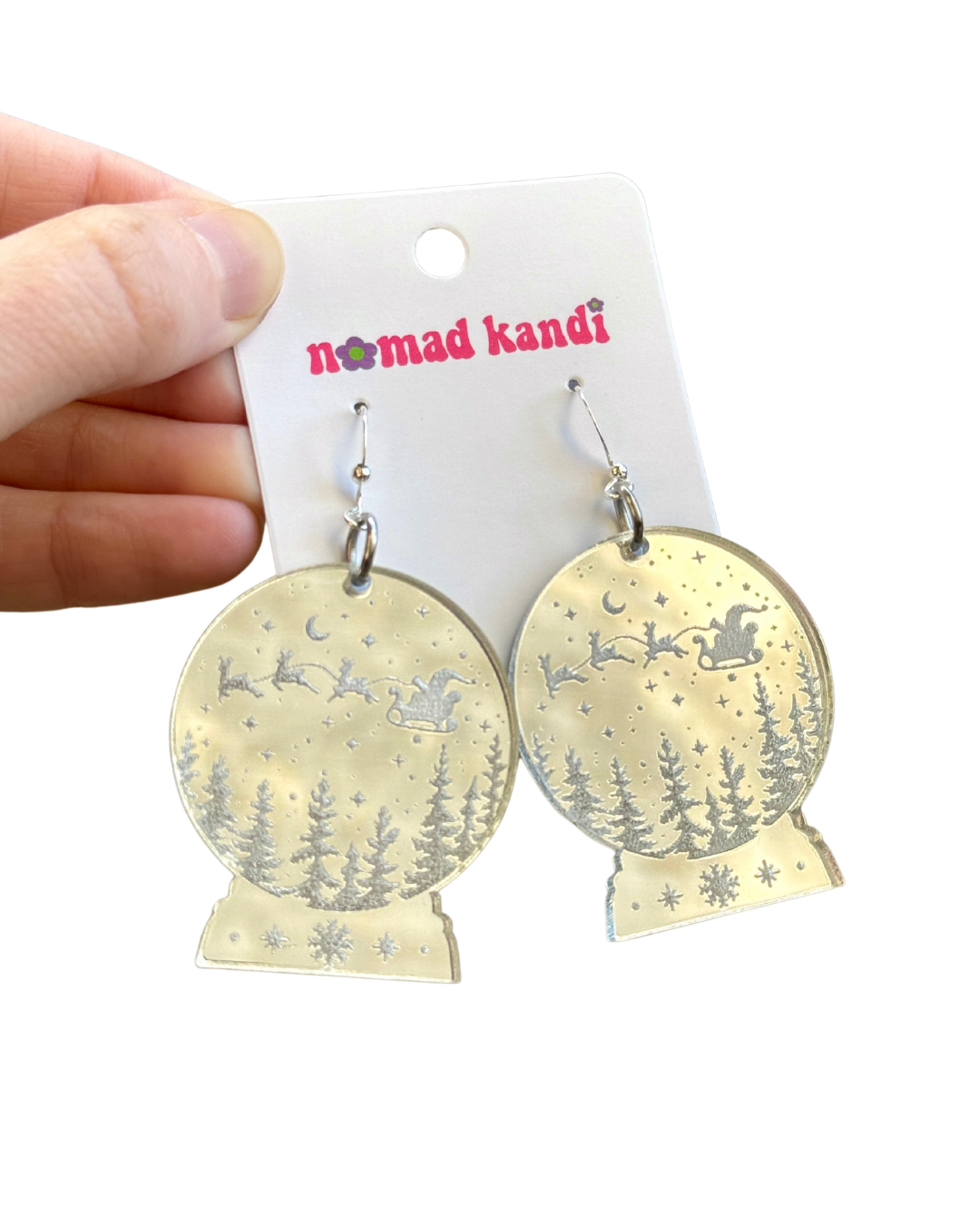 Snowglobe Earrings