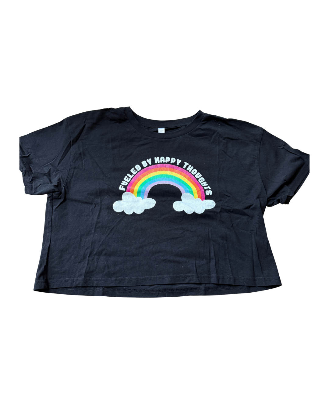 SAMPLE SALE-MEDIUM RAINBOW CROP TOP