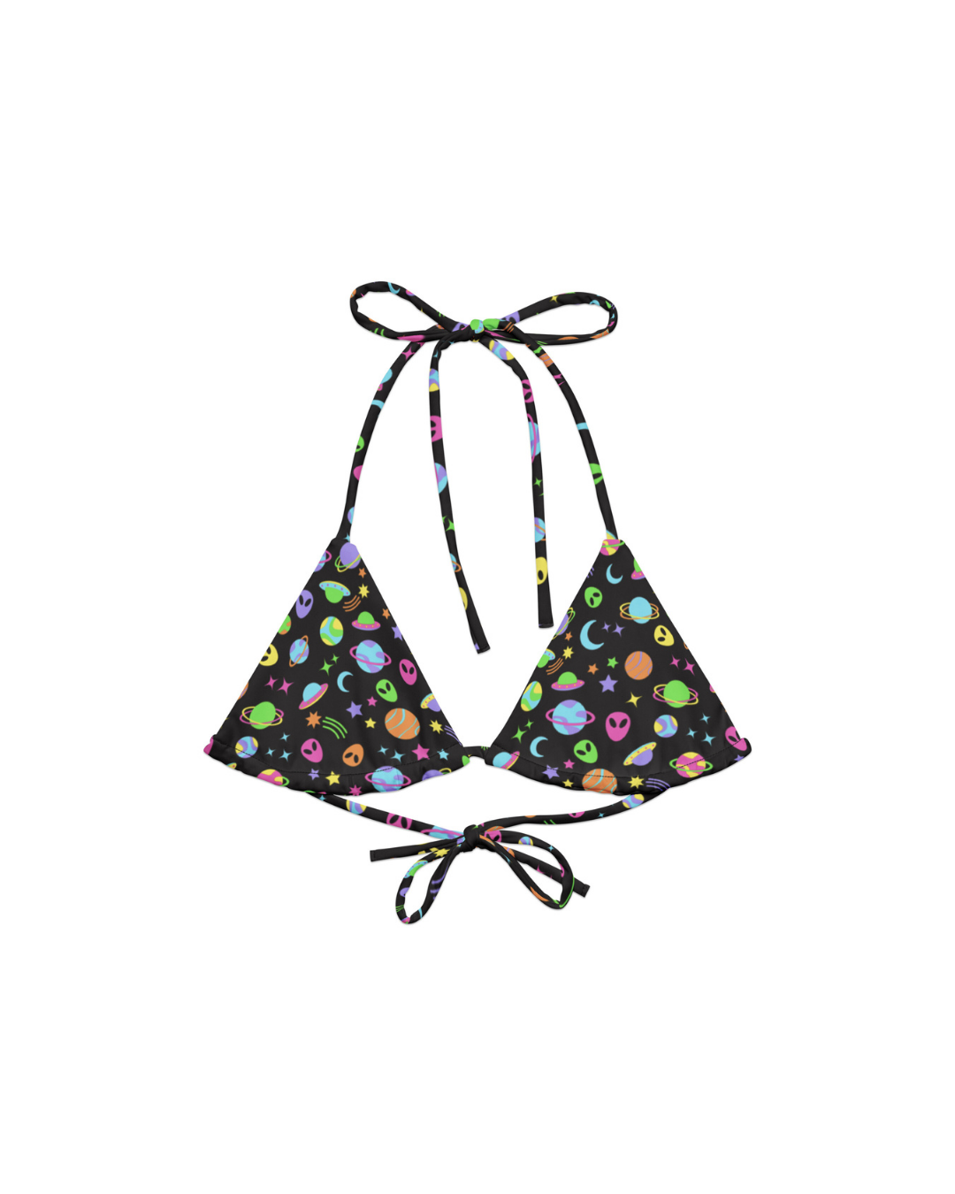 Space Rave String Bikini Top – nomadkandi