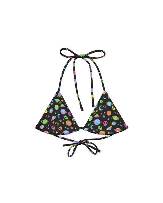 Space Rave String Bikini Top