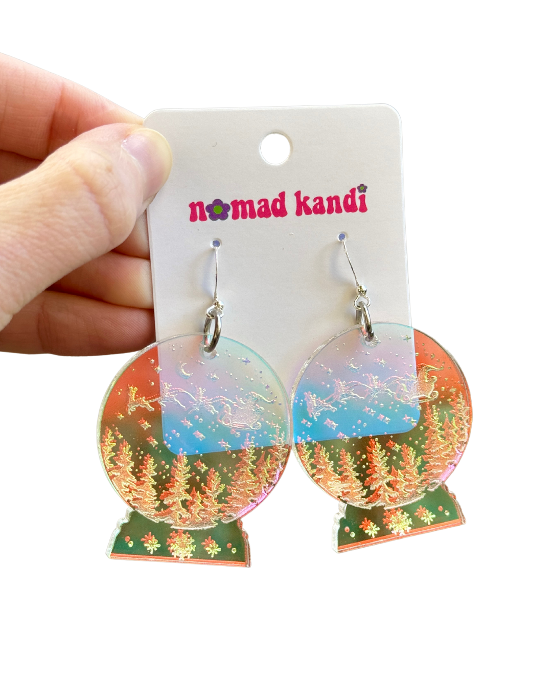 Snowglobe Earrings