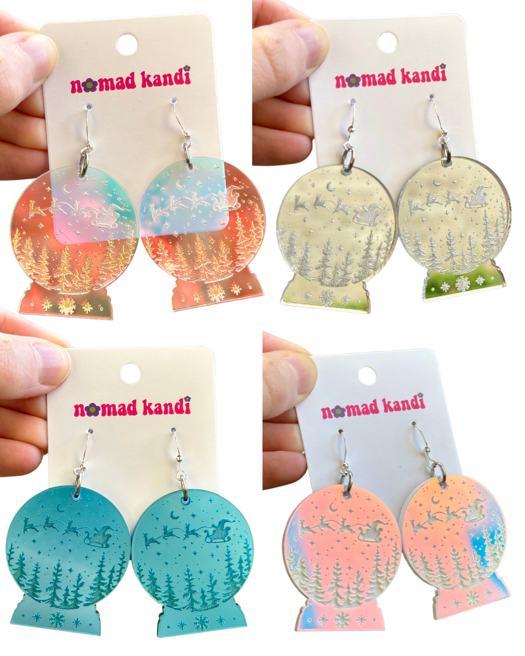 Snowglobe Earrings