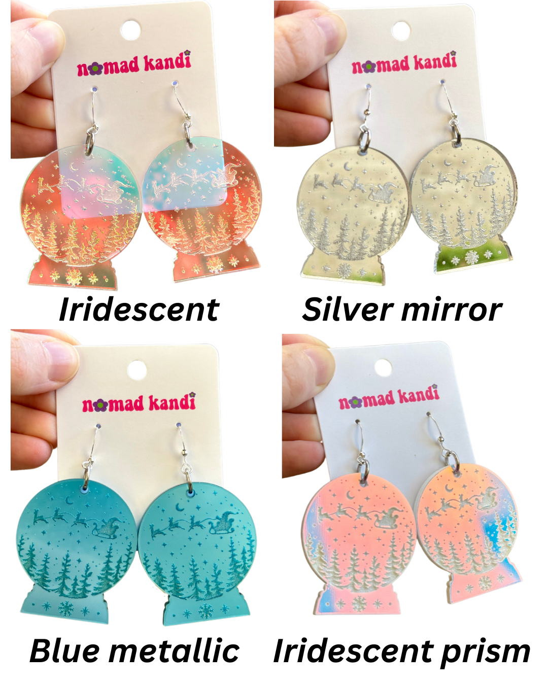 Snowglobe Earrings