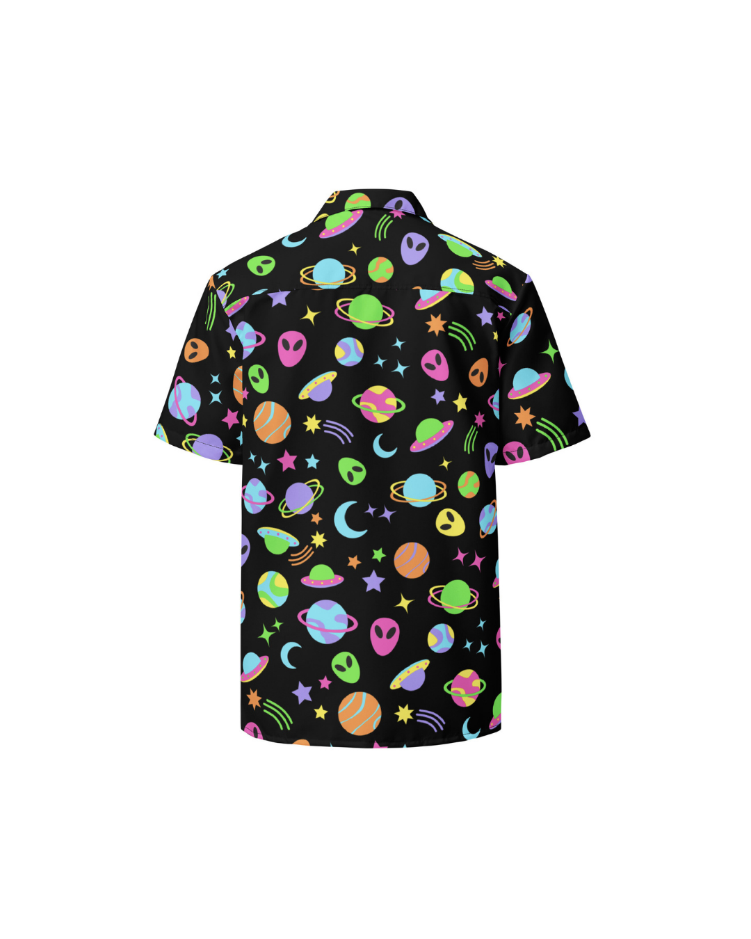 Space Rave Button Shirt (large pattern)