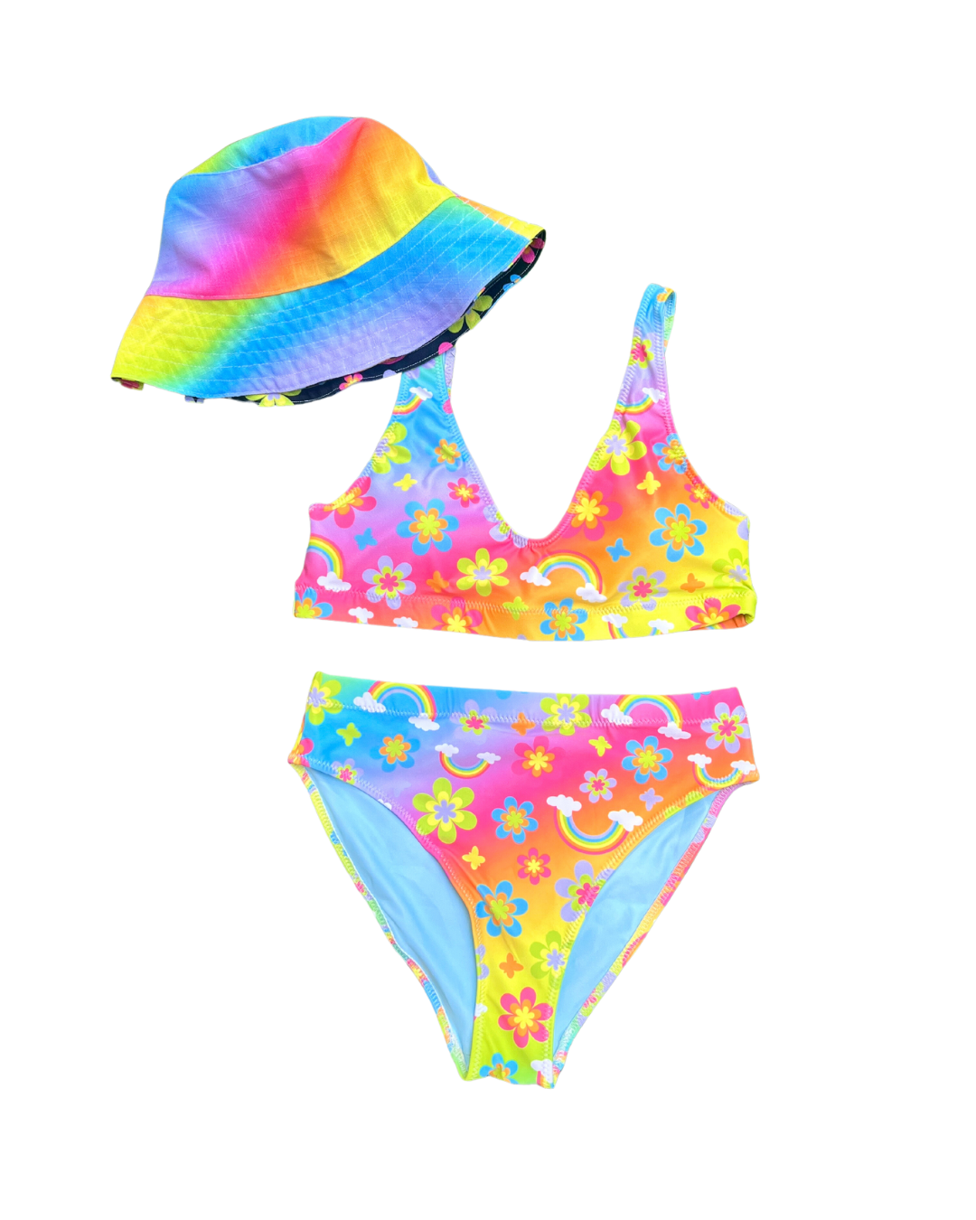 Funky Town High-Waisted Bikini Bottom