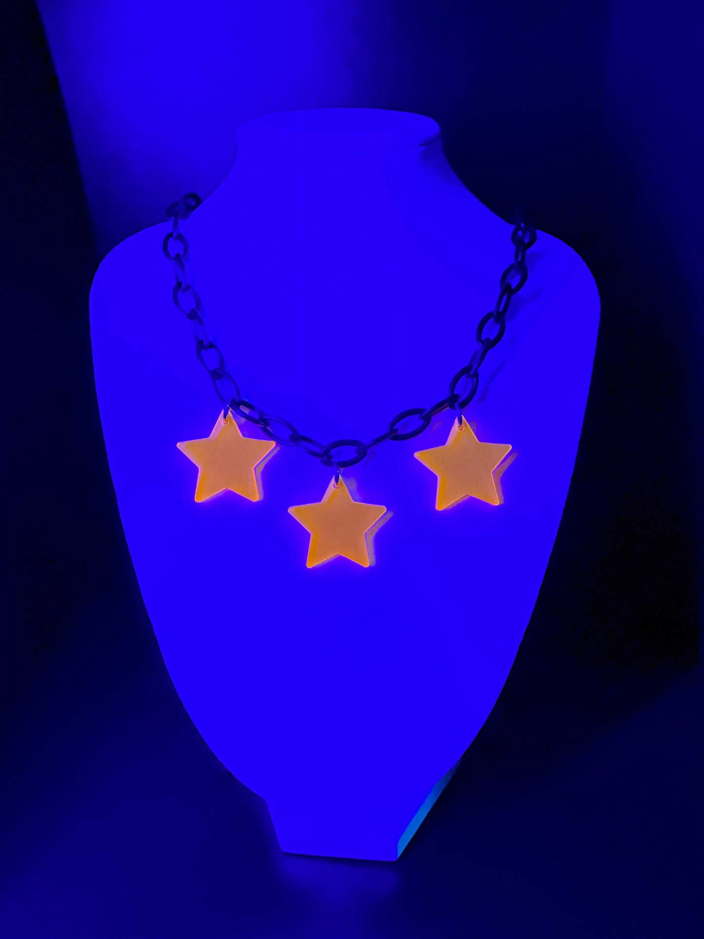 Neon Star Choker