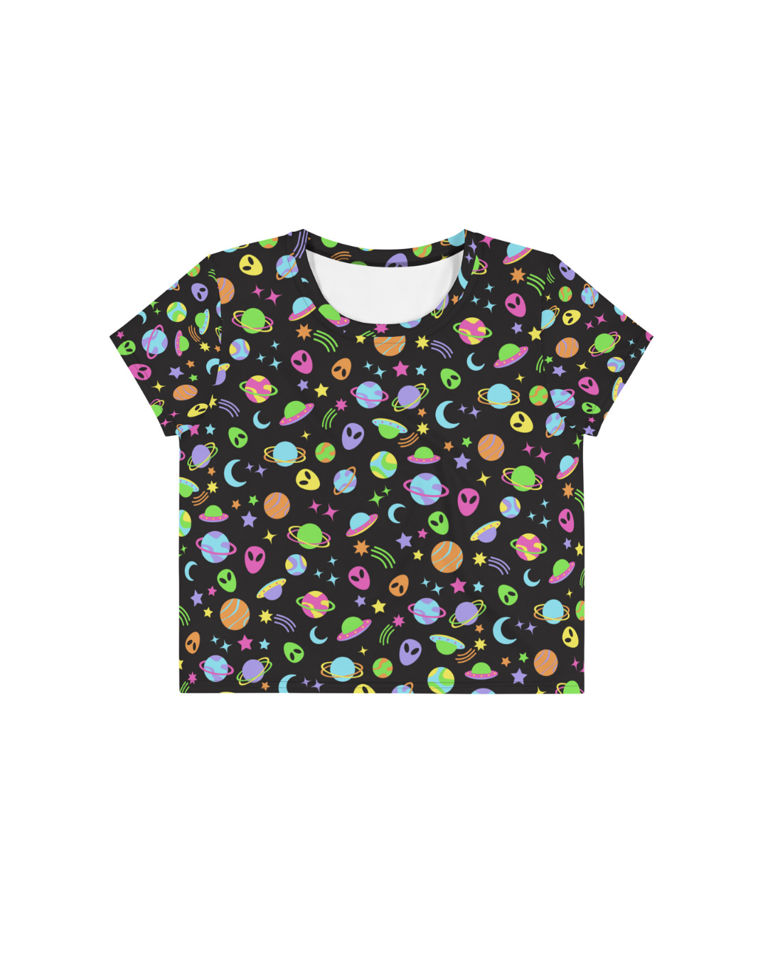 Space Rave Crop Tee