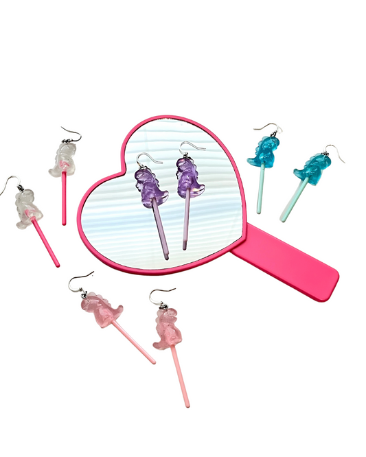 Dino Lollipop Earrings