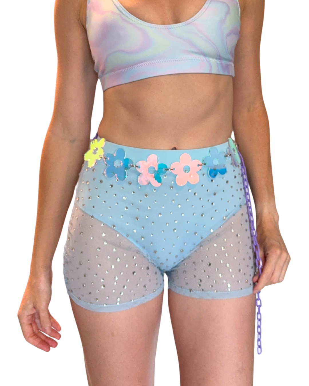Iridescent Daisy Belt