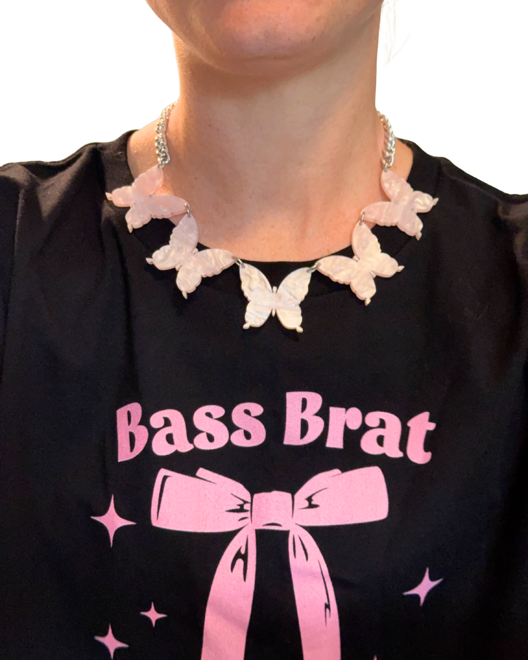 Marble Butterfly Necklace