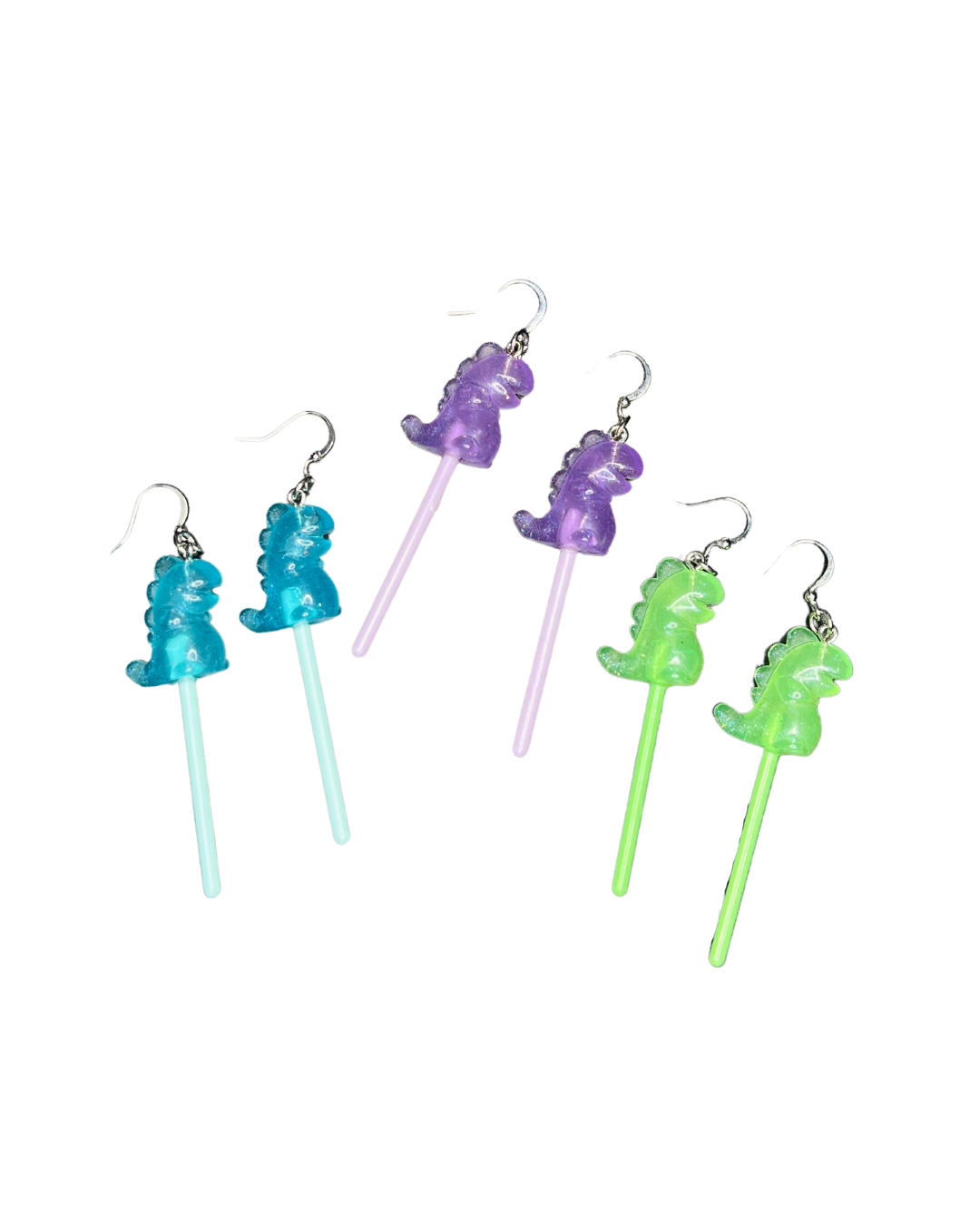 Dino Lollipop Earrings