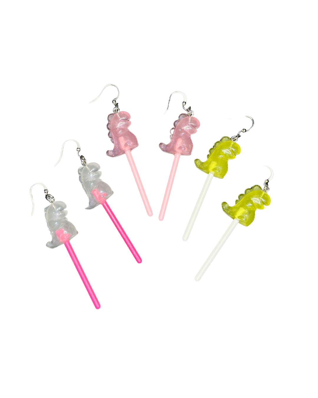 Dino Lollipop Earrings