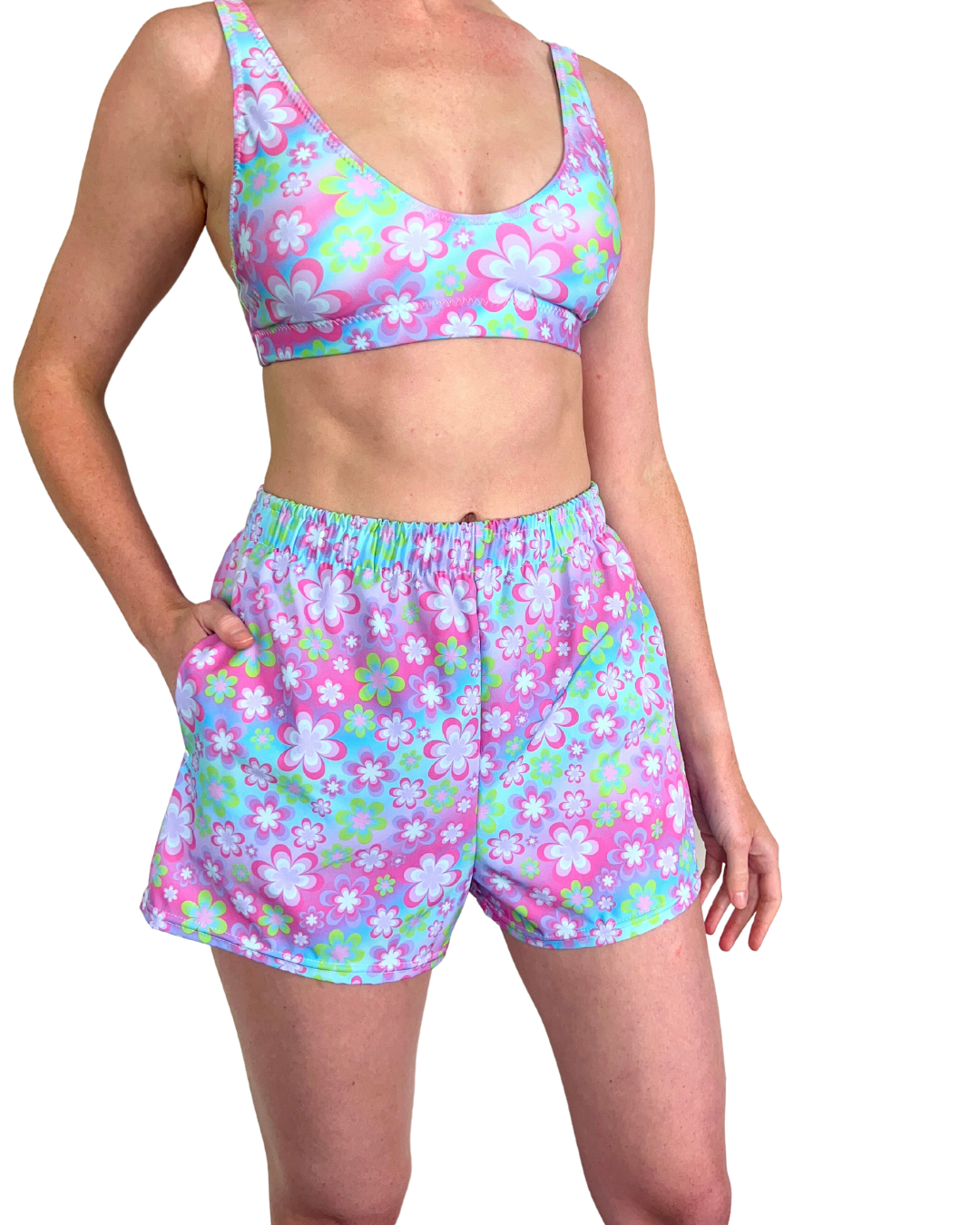 Blossom Bundle (Top + Women's Shorts)