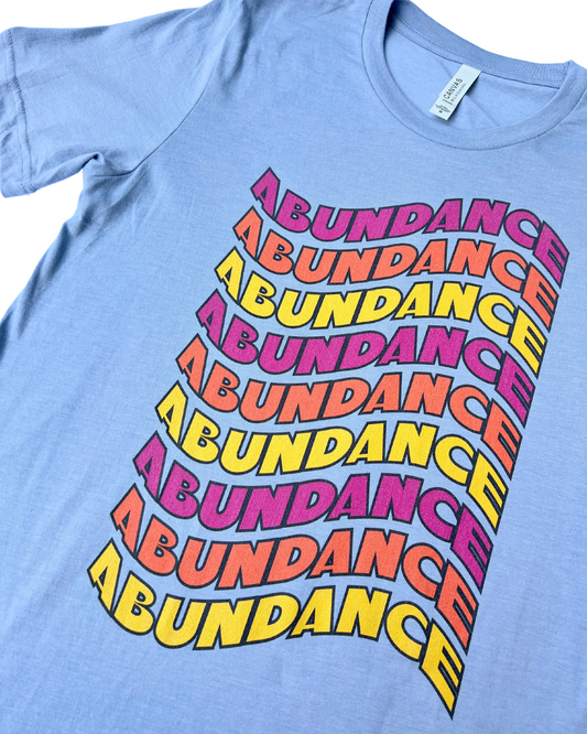 SAMPLE SALE- Abundance Blue T-Shirt (medium)