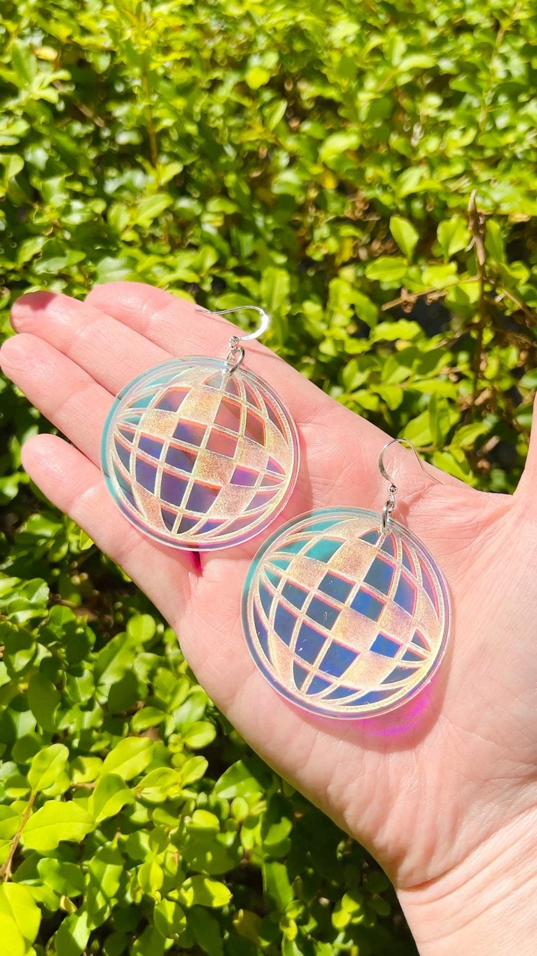 Disco Iridescent Earrings