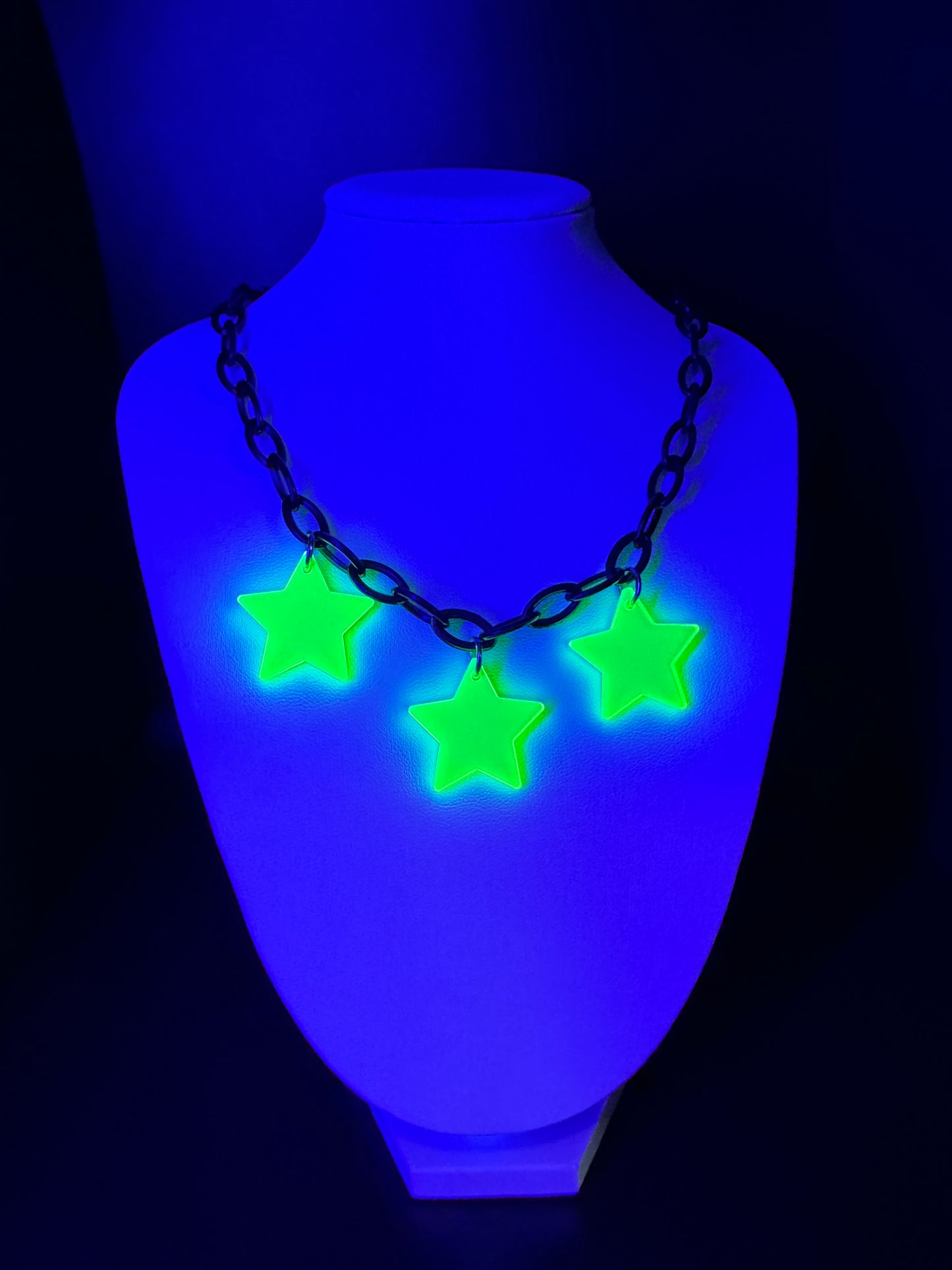 Neon Star Choker