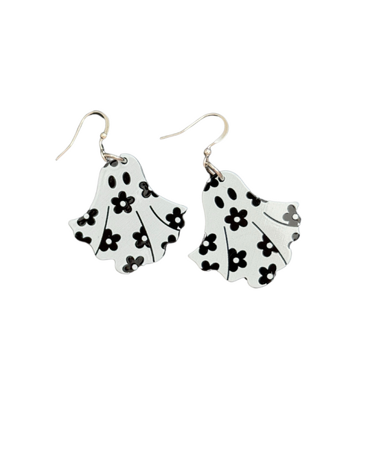 Groovy Ghost Earrings