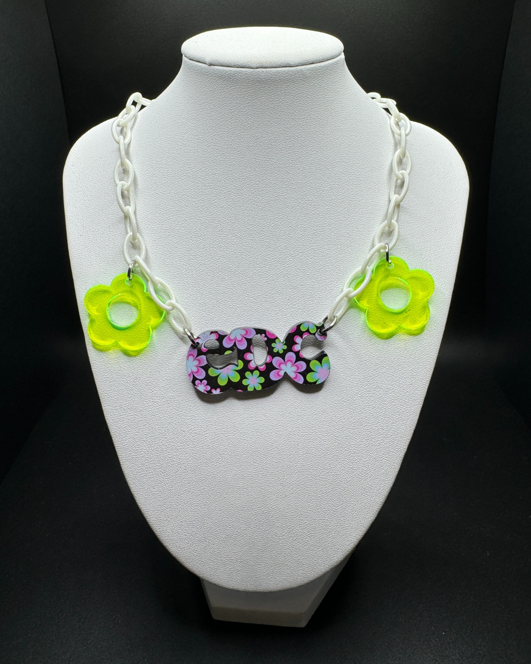 Festival Necklace Flower Pattern