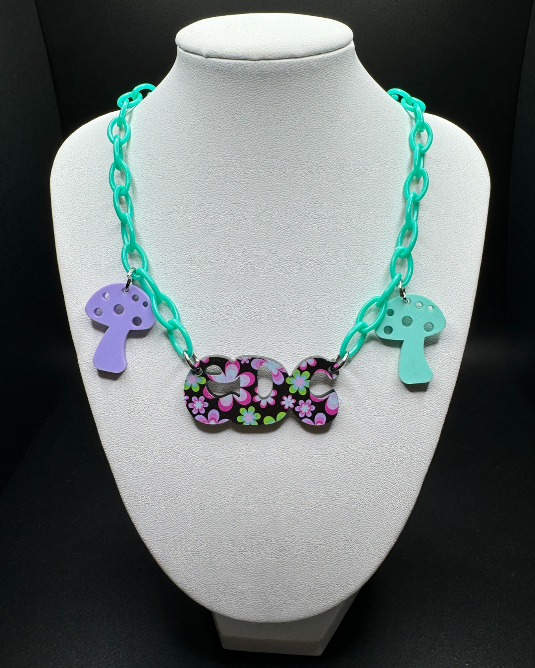 Festival Necklace Flower Pattern