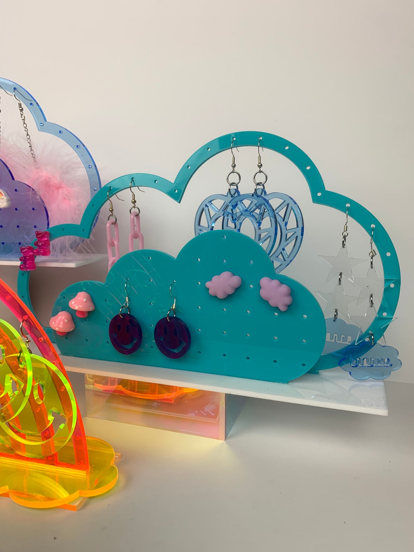 Cloud Earring Display