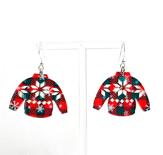 Mini Ugly Sweater Earrings