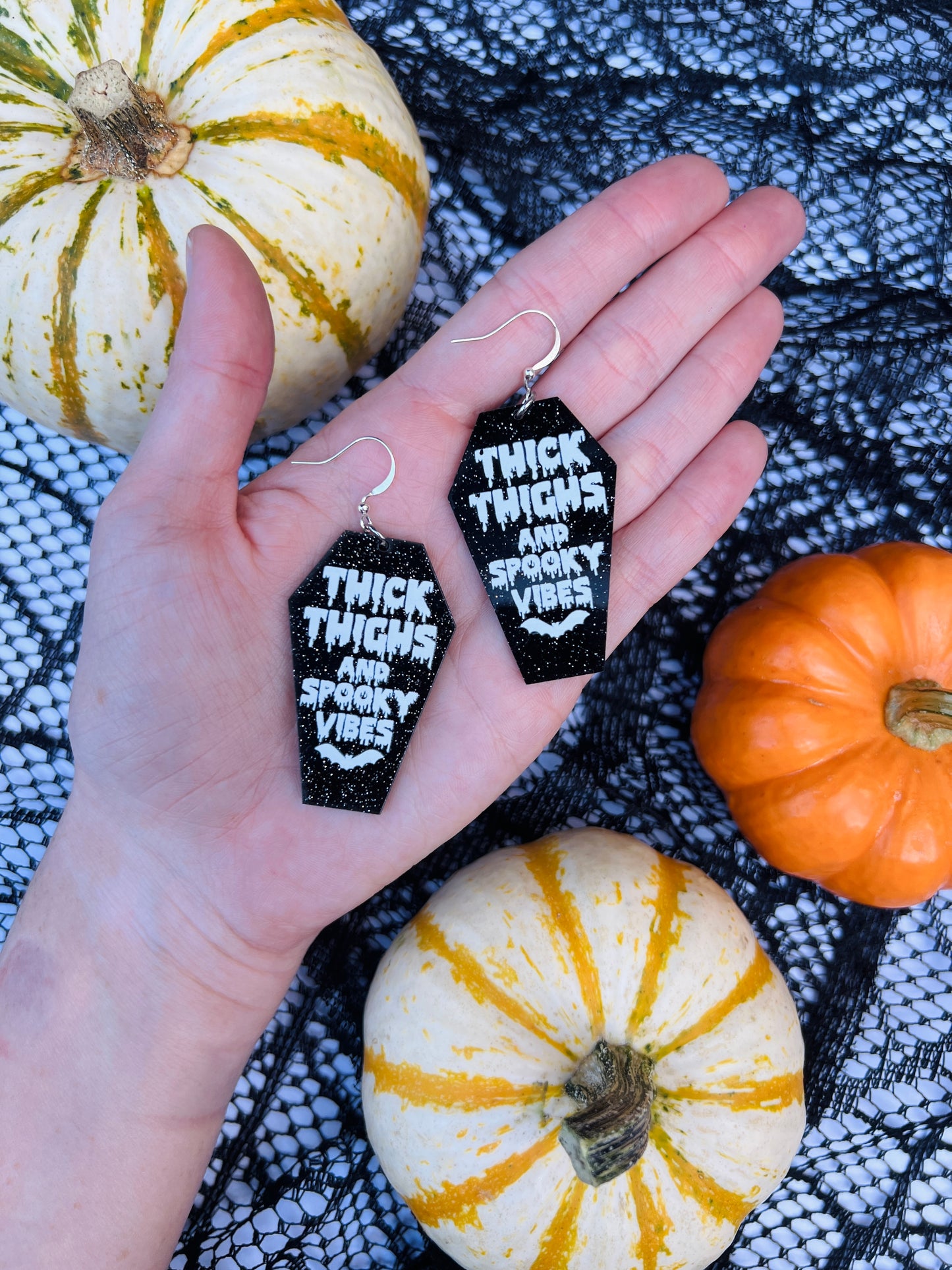 Thick Thighs & Spooky Vibes Earrings