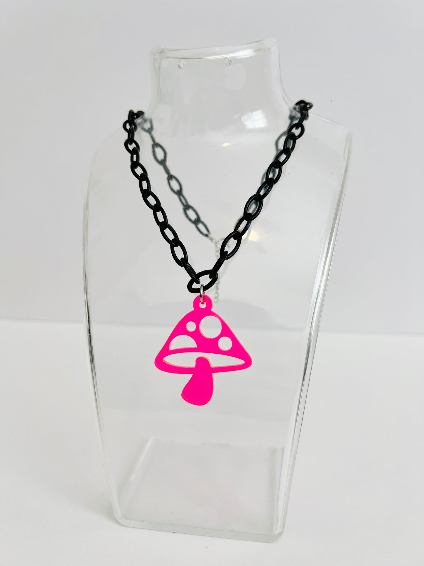 Trippy Mushroom Necklace