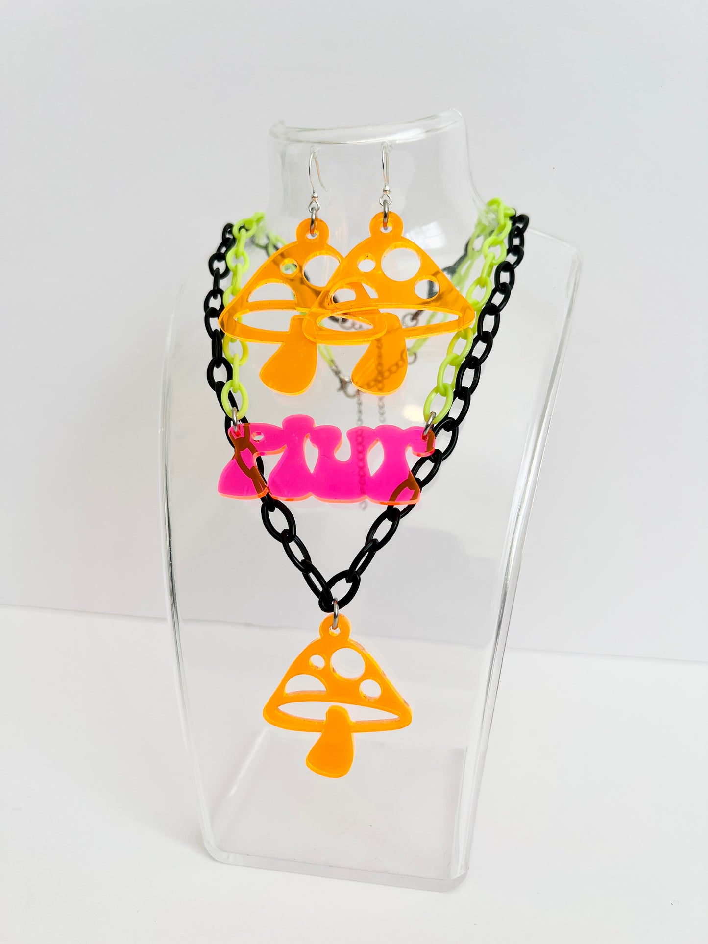 Trippy Mushroom Necklace