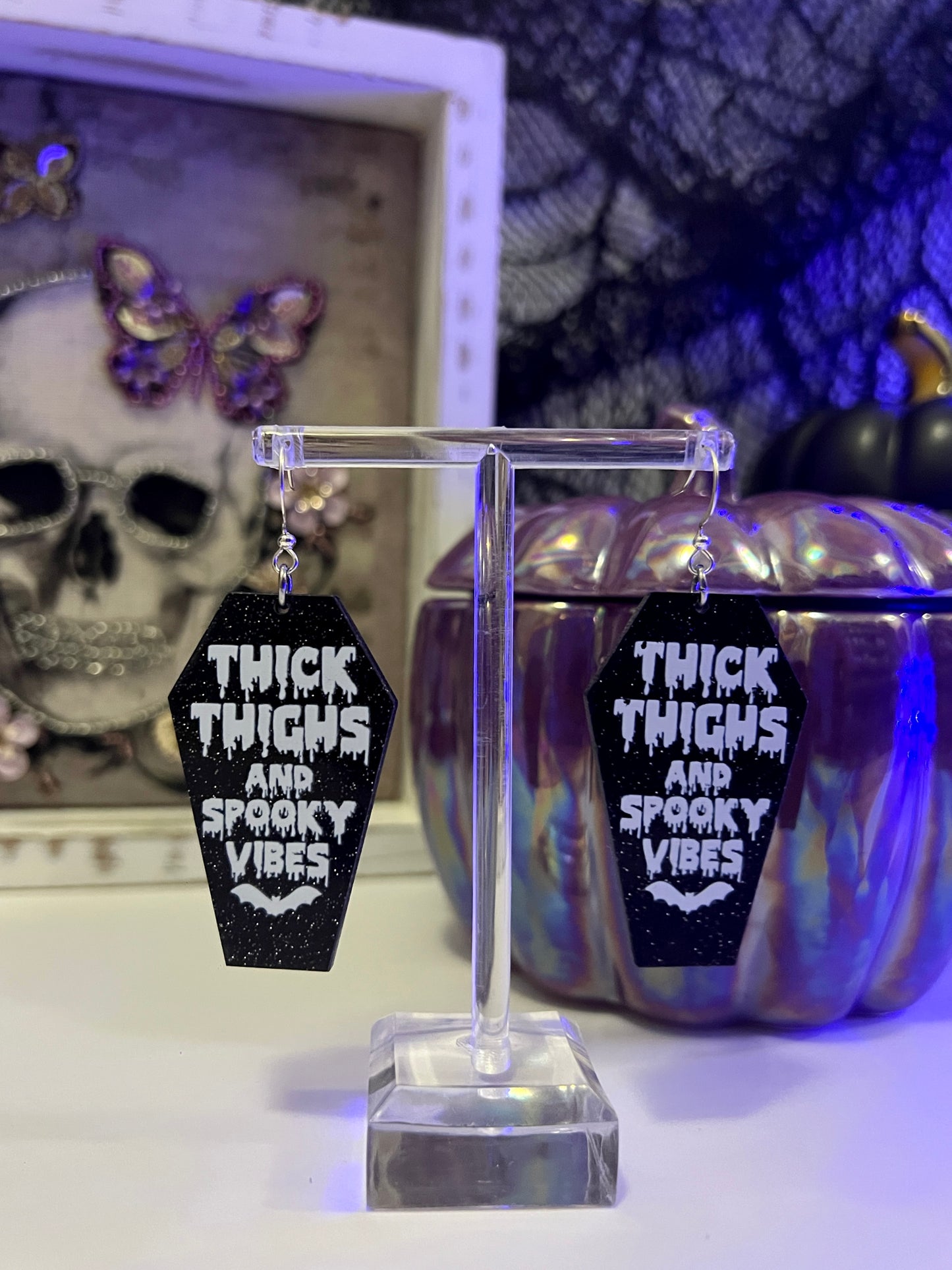 Thick Thighs & Spooky Vibes Earrings