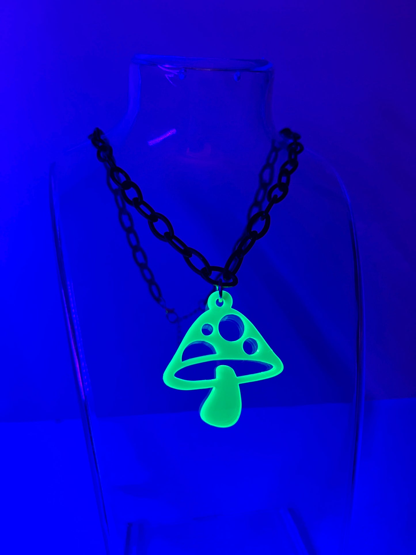 Trippy Mushroom Necklace